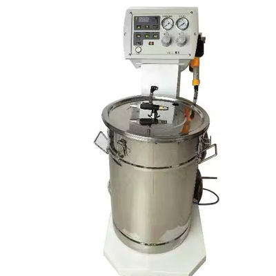 500W 220V Verplaatsbare handmatige elektrostatische poederbespuitmachine voor het metalen oppervlak
