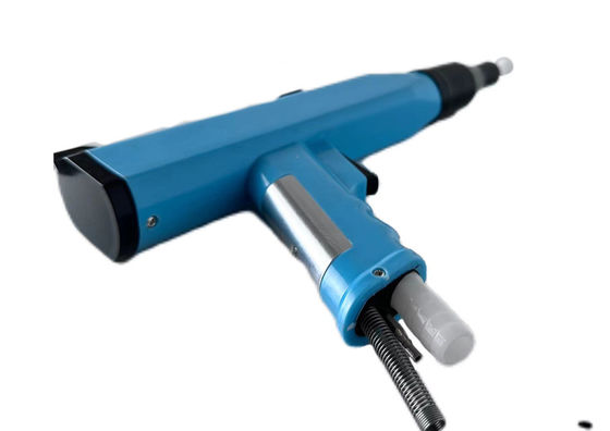 Machine-type coatingsysteem met elektrostatisch poedercoatingsysteem en spuitpistool