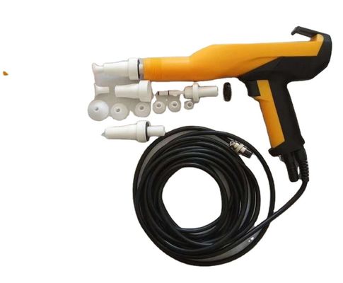 54*56*75 Grootte Draagbare handmatige poedercoating spuitmachine voor staalsubstraten