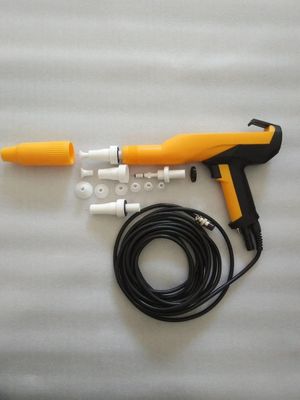 54*56*75 Grootte Draagbare handmatige poedercoating spuitmachine voor staalsubstraten