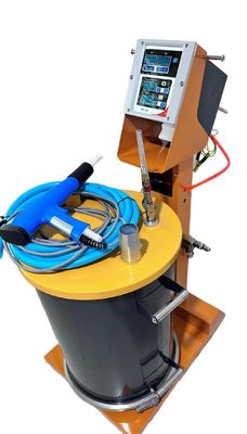 Hoge nauwkeurigheid handmatig poedercoating pistool staal elektrostatisch verf spuit pistool