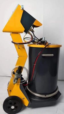 50W Power Industrial Powder Coating Booth Machinery met automatisch sproeisysteemontwerp