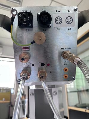 Elektrostatische poedercoatingsmachine met 110V/220V voor staalsubstraat