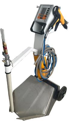 Stalen substraat Gema Optiflex 2 B Elektrostatische poedercoating verf spuitmachine 37 kg Gewicht
