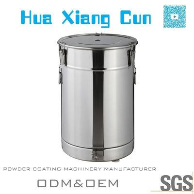Grote capaciteit roestvrij staal poedercoating hopper gemakkelijk in coating productielijn