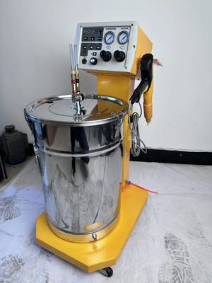 Elektrostatische poedercoating verf spuitmachine met klanten vraag coating kleur