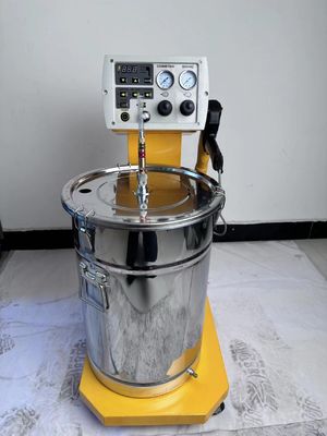 Elektrostatische poedercoating verf spuitmachine met klanten vraag coating kleur