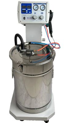 Ontwerp industriële poedercoatingsmachine met automatische spuit- en vacuümcoatingscabines