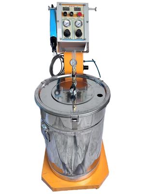 110V/220V stalen substraat poedercoating Booth Machinery met automatische spray en pistool