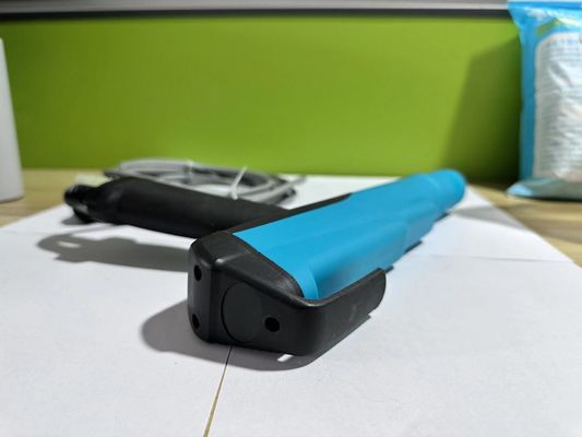 Elektrostatisch poedersproeipistool met vervangbaar spuitstuk